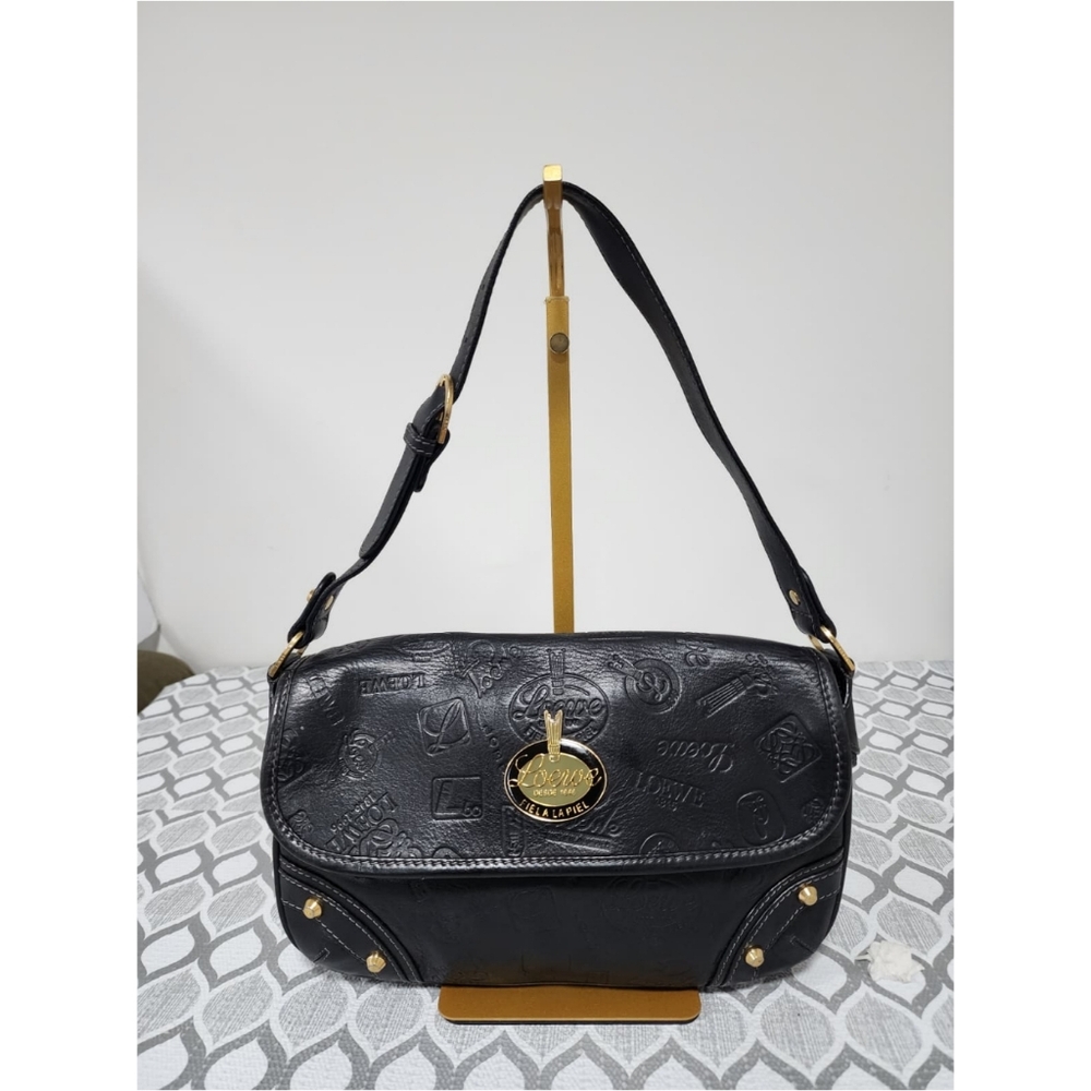 Loewe Vintage Goya Shoulder Bag Black
